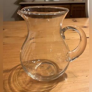 Beautiful Small 16oz.Pitcher Handmade in China, 6”H x 3”W, in EC